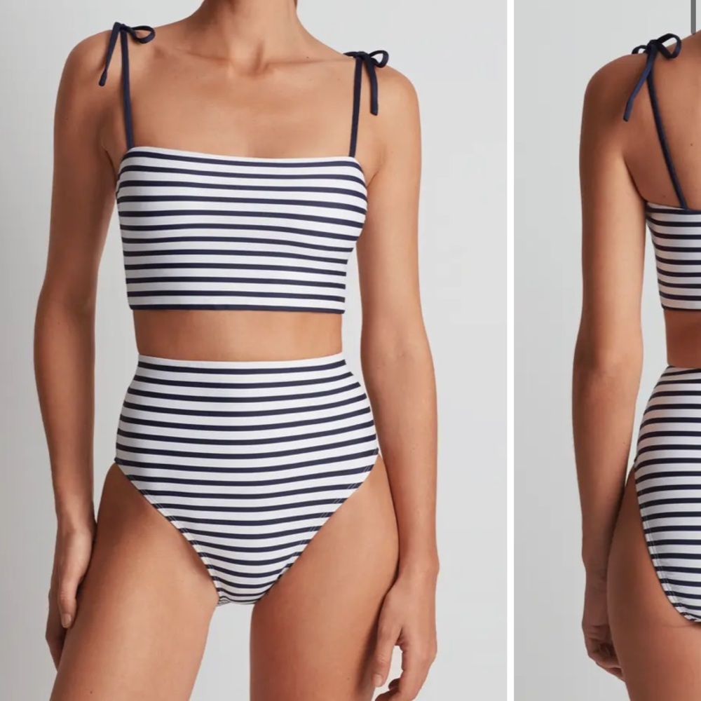 Ralph Lauren Limited Edition Navy/White Striped Bikini